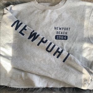 cropped brandy sweatshirt🖤